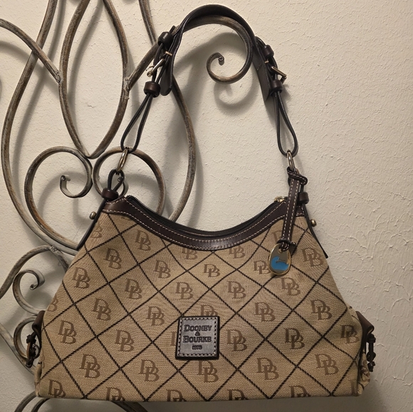 Dooney & Bourke Classic Canvas Monogram Bag